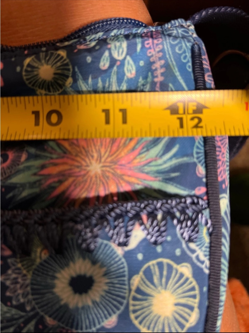 SakRoots Blue Floral sea life Crossbody Bag - Casual Women's Shoulder Bag - Picture 6 of 8